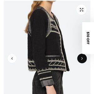 SEA New York Mille embroidery jacket